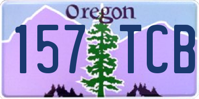 OR license plate 157TCB