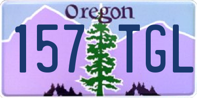 OR license plate 157TGL
