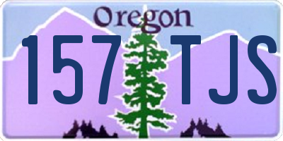 OR license plate 157TJS