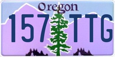 OR license plate 157TTG