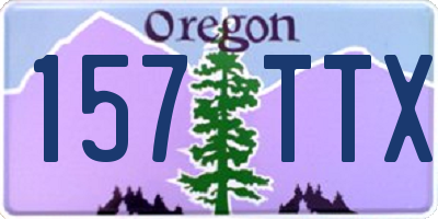 OR license plate 157TTX