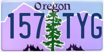 OR license plate 157TYG