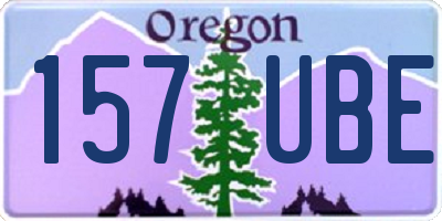 OR license plate 157UBE