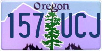 OR license plate 157UCJ