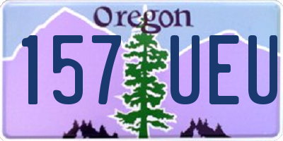 OR license plate 157UEU
