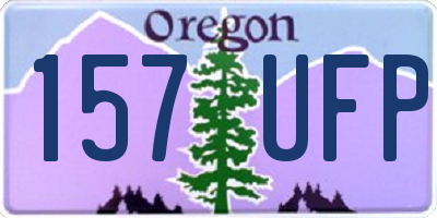 OR license plate 157UFP