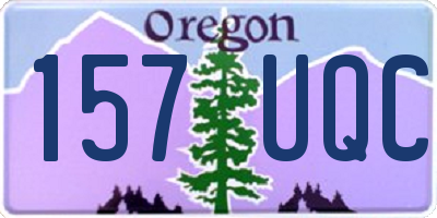 OR license plate 157UQC