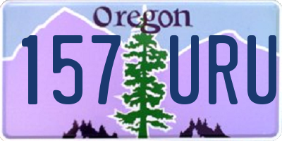OR license plate 157URU