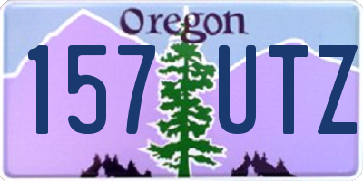 OR license plate 157UTZ