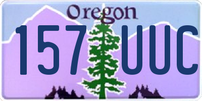 OR license plate 157UUC