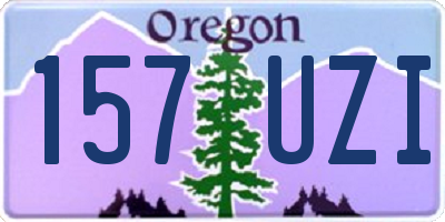 OR license plate 157UZI