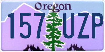 OR license plate 157UZP
