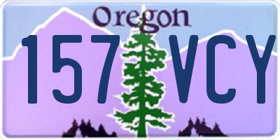 OR license plate 157VCY