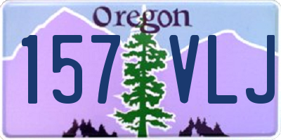 OR license plate 157VLJ