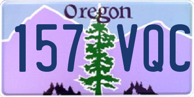 OR license plate 157VQC