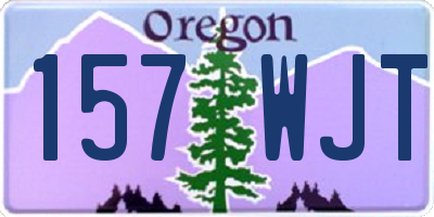 OR license plate 157WJT