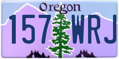 OR license plate 157WRJ