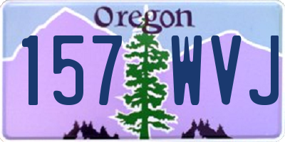 OR license plate 157WVJ
