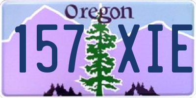 OR license plate 157XIE
