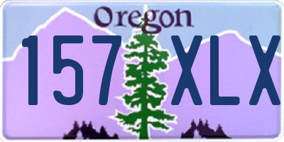 OR license plate 157XLX