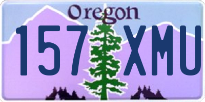 OR license plate 157XMU
