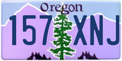 OR license plate 157XNJ