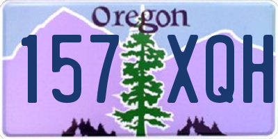 OR license plate 157XQH