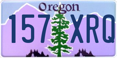 OR license plate 157XRQ