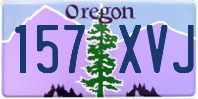 OR license plate 157XVJ