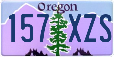 OR license plate 157XZS