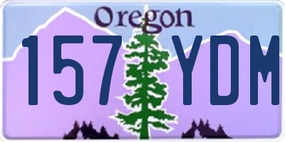 OR license plate 157YDM