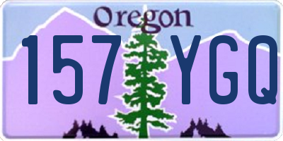 OR license plate 157YGQ