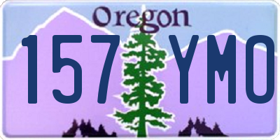 OR license plate 157YMO