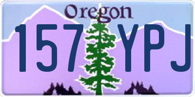 OR license plate 157YPJ