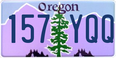 OR license plate 157YQQ