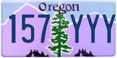 OR license plate 157YYY