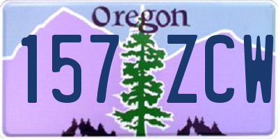 OR license plate 157ZCW