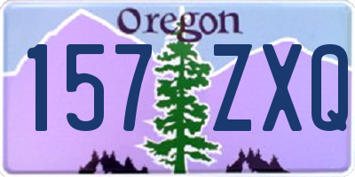 OR license plate 157ZXQ