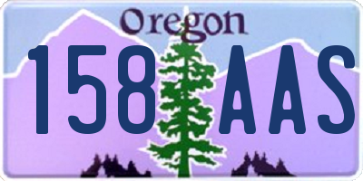 OR license plate 158AAS