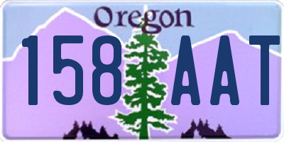 OR license plate 158AAT