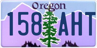 OR license plate 158AHT
