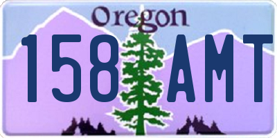 OR license plate 158AMT