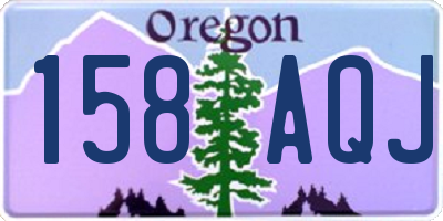 OR license plate 158AQJ