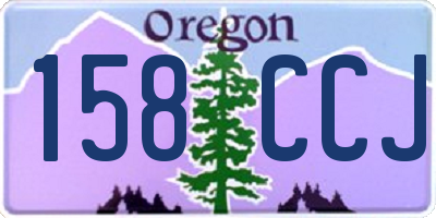 OR license plate 158CCJ