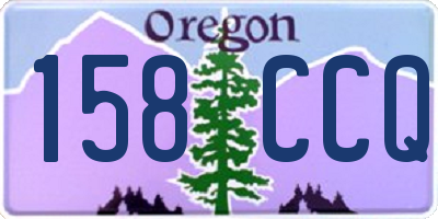 OR license plate 158CCQ