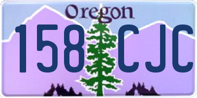 OR license plate 158CJC