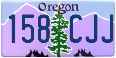 OR license plate 158CJJ