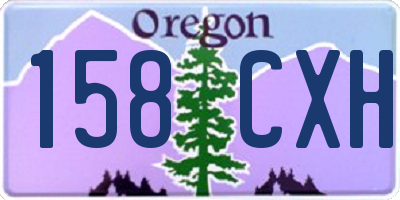 OR license plate 158CXH