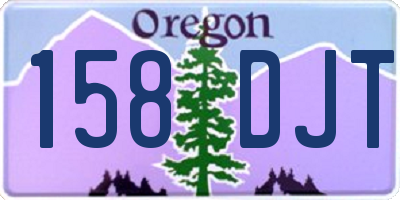 OR license plate 158DJT