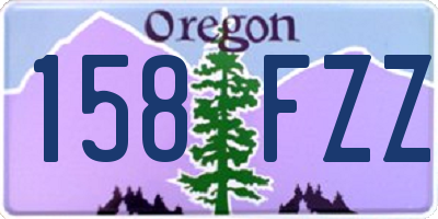 OR license plate 158FZZ
